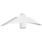 Ekena Millwork Bellingham Architectural Grade PVC Gable Bracket, 60"W x 12 1/2"H x 4"D x 6"F, 5/12 Pitch GBP060X13X0406BEL00 - alternate 1